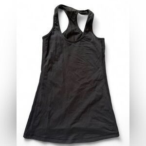 Lululemon Black Racerback Tank Top Floral Mesh Back | Size 4-6
